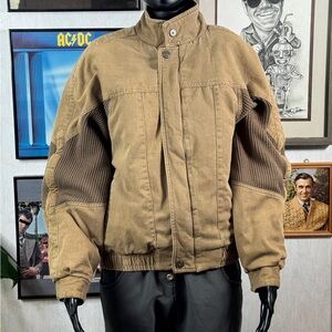 Vintage Mirage Unisex Bomber Jacket – Ribbed Sleeves & Aviation Lining – Size L